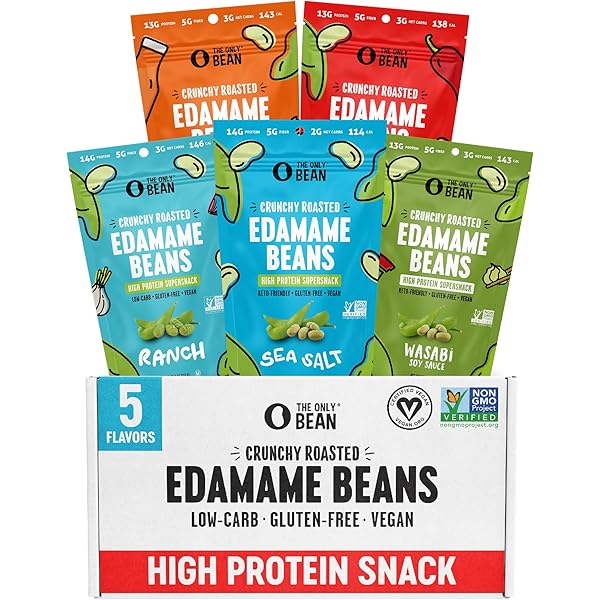 EDAMAME出品になります。 Amazon.com: The Only Bean Edamame Dry Roasted Edamame Beans