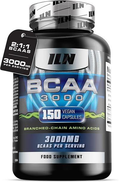 Iron Labs Nutrition ILN BCAA Capsules 3000mg 2:1:1 150ct Vegetarian