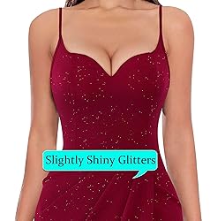 VFSHOW Womens 2025 Sparkly Formal Prom Maxi Dresses