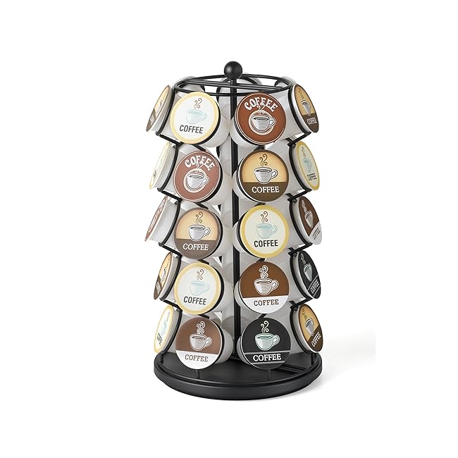 K-Cup Carousel - Holds 35 K-Cups in Black