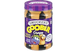 Smucker's Goober Peanut Butter & Grape Jelly Stripes - 18 oz Glass Jar