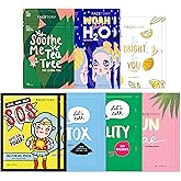 FACETORY K Beauty Face Mask Skin Care - BEST OF 7 COLLECTION Sheet Mask Set (14 pc) | Natural Premium Korean Face Mask For All Skin Types - No Sulfates No Parabens