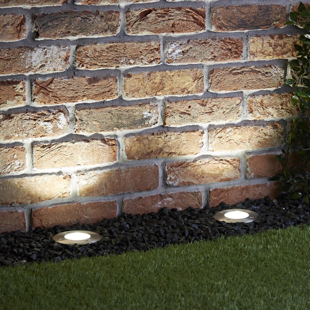 Biard Vilanoveta IP67 Indoor or Outdoor Round Recessed GU10 Ground Light - Bathroom Garden Decking Waterproof Pool Lighting
