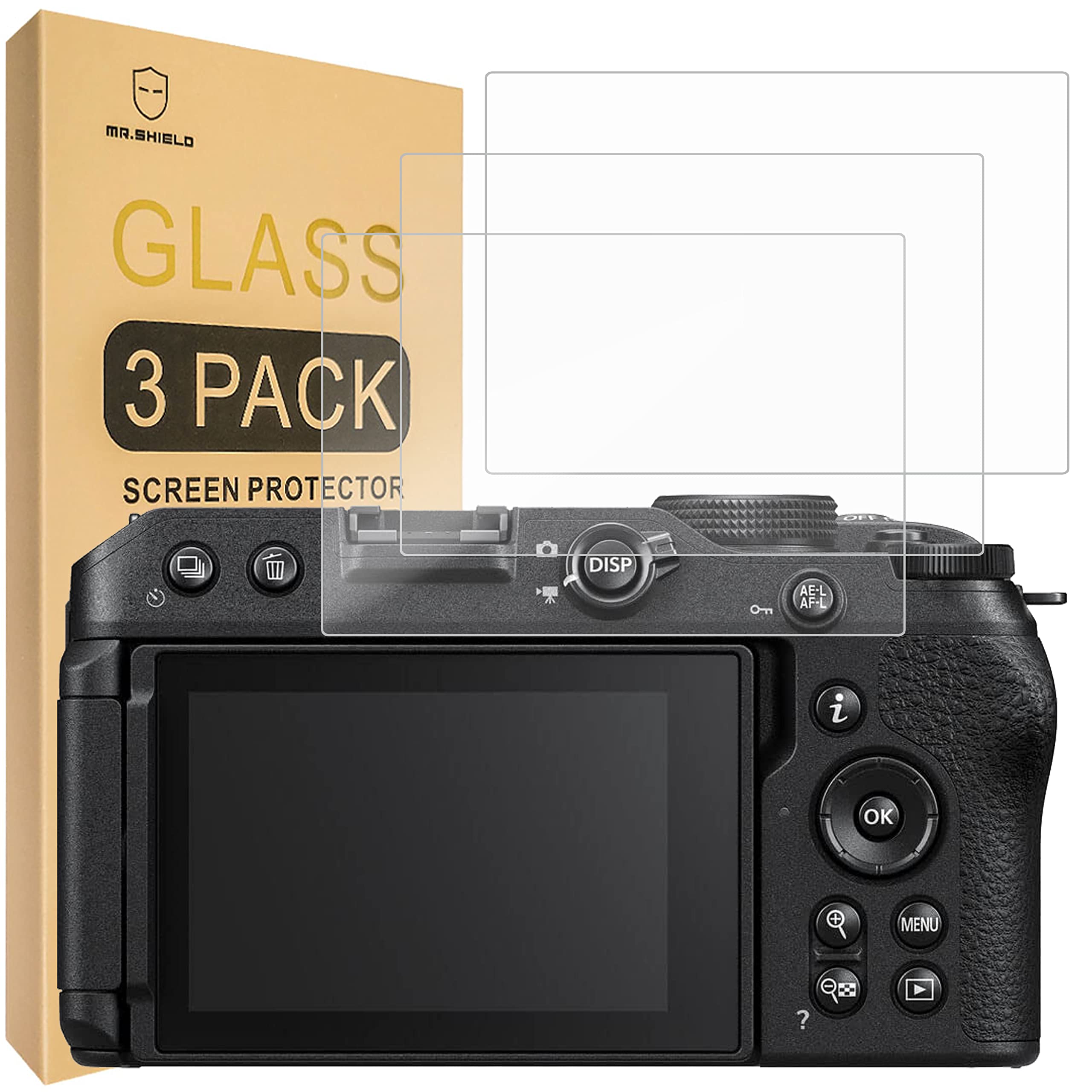 Mr.Shield Screen Protector For Nikon Z30 Camera [Tempered Glass] [9H Hardness] [3-Pack] Screen Protector