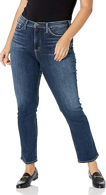 super high rise straight leg jeans