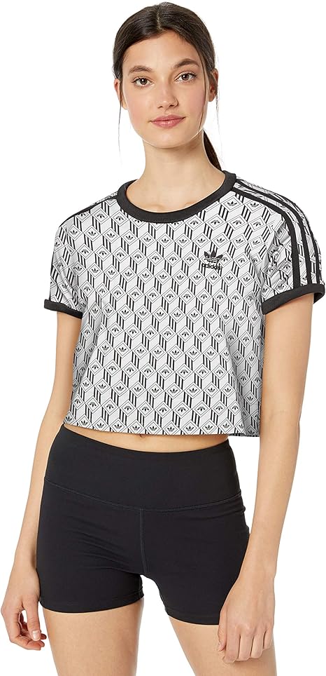 adidas originals three stripes tee