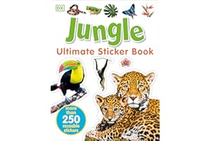 Ultimate Sticker Book: Jungle: More Than 250 Reusable Stickers