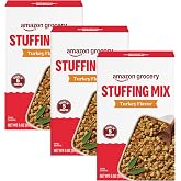 Amazon Fresh, Stuffing Mix Turkey Flavor, 6 Oz (Pack of 3)
