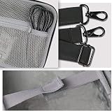 co2CREA Hard Travel Case for HP OfficeJet 200 Mobile Printer - Black EVA view 4
