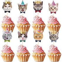 Cat Birthday Banner - Cute Cat Face & Paw Print Decor For Kids, Adults & Pet Parties - View #7