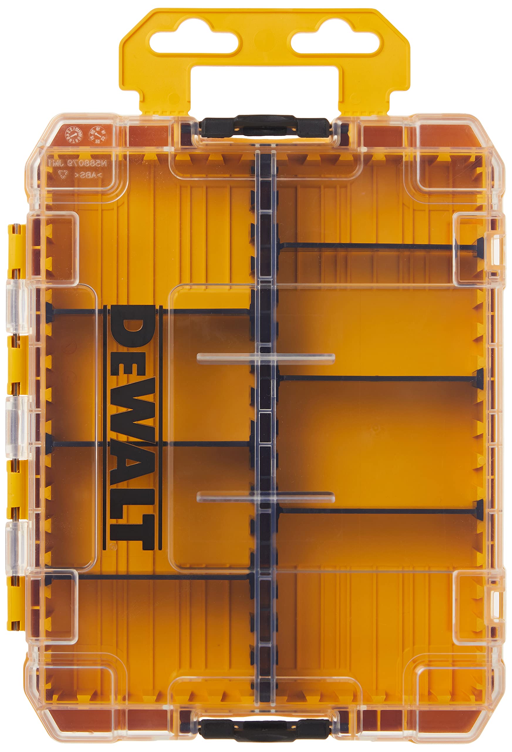 DEWALT Tool Box, Tough Case Organizer, Medium, 8-Compartments, for Small Tools and Accessories (DWAN2190)