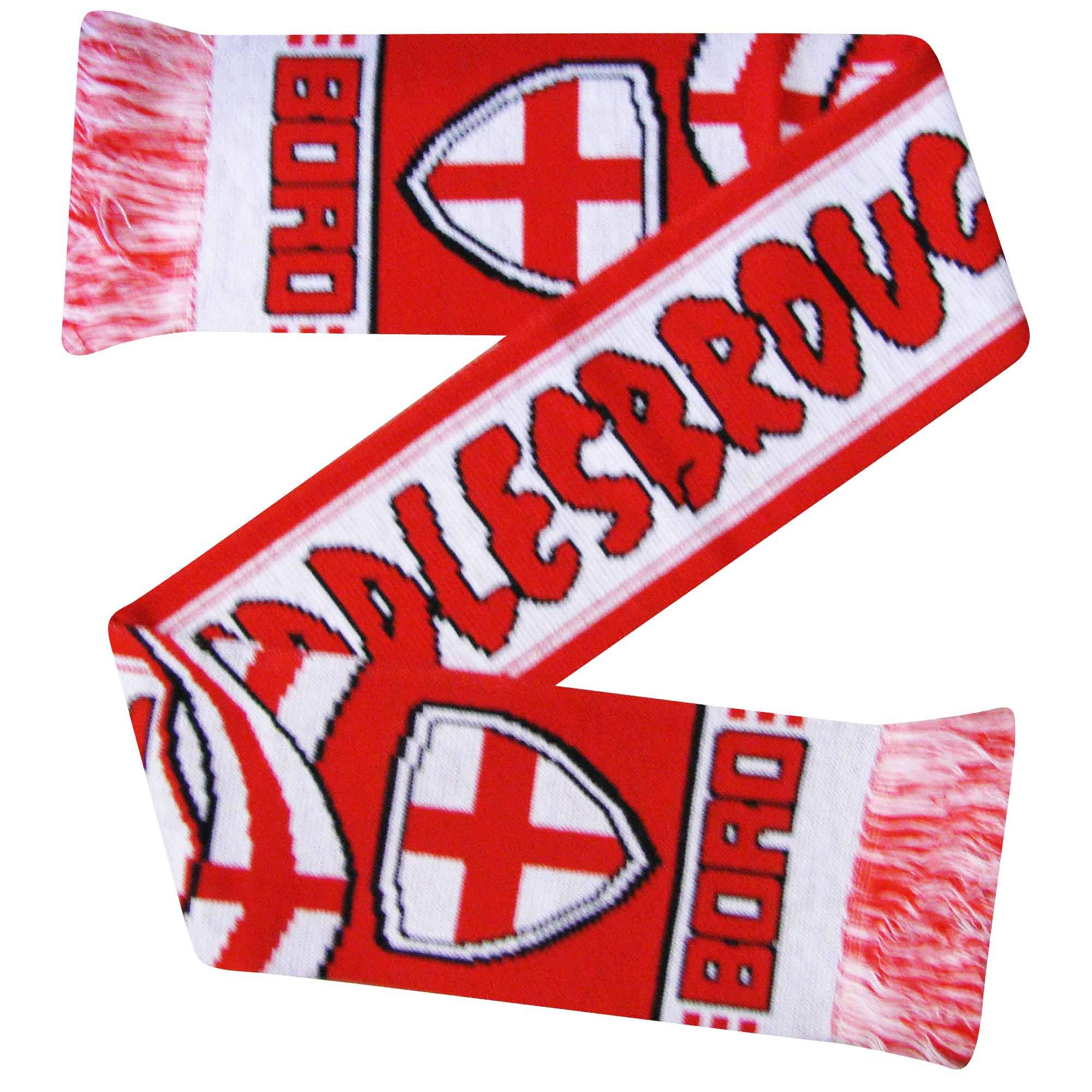 Middlesbrough Football Fans Scarf (100% Acrylic)
