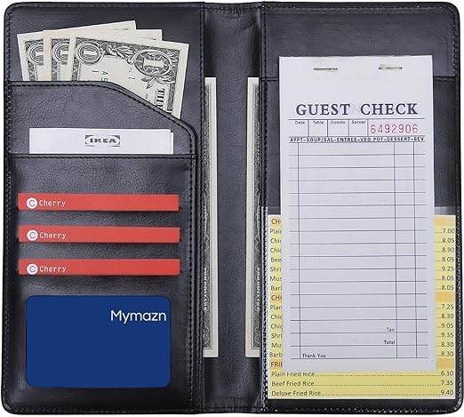 Custom Leather Server Books For Waitress-Guest Check Pakistan
