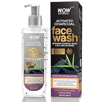 wow charcoal face wash price