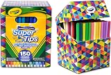 Crayola Super Tips Washable Markers 150 Pack Assorted Colours Medium Tip