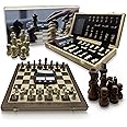 DOJA Barcelona | Travel Chess Set with Clock | Magnetic Chess Board, Wooden Pieces and Tournament Digital Timer | Profesional Portable Wood Chess Table for Kids and Adults | Tablero ajedrez con reloj