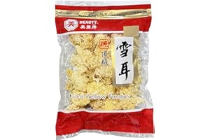 Beauty Dried Yellow Fungus Snow Fungus 4.6oz. 피�ѩ������Pack of 3��