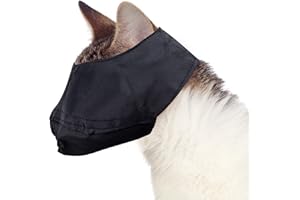 Downtown Pet Supply - Cat Muzzle for Grooming - Gentle and Soft Muzzle - Cat Grooming Supplies - Nylon - Medium