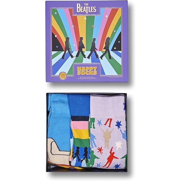 ビートルズ ソックス 6足セット BOX The Beatles x Happy Socks Collector Box Set x6 - Pack #2