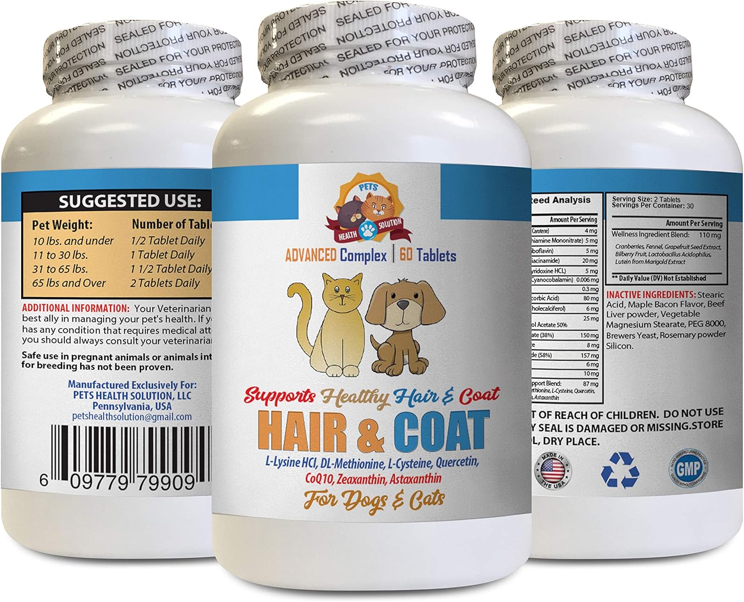 cat Skin Care Pets Hair and Coat Boost for Dogs and
