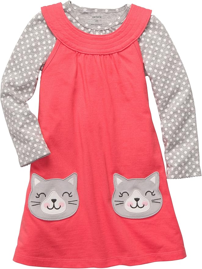 Carter's Little Girls' Knit Jumper Set Clothing