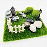 Cayway 26 PCS Outdoor Fairy Garden Miniatures Zen Garden Accessories 26 PCS view 6