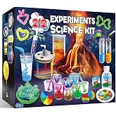 UNGLINGA Science Kit for Kids with 212 Easy Experiments | Earth Volcano, Chemistry Set, Magic S.T.E.M Projects Gifts Idea for Boys and Girls