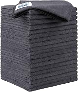 HOMEXCEL Microfibre Cloth 20 Pack 30x30 cm Grey Ultra Absorbent Streak Free
