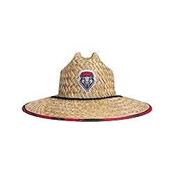 FOCO New Mexico Lobos NCAA Floral Straw Hat
