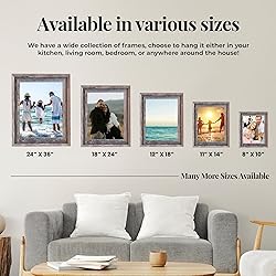 Farmhouse Style Rustic Picture Frame - Reclaimed