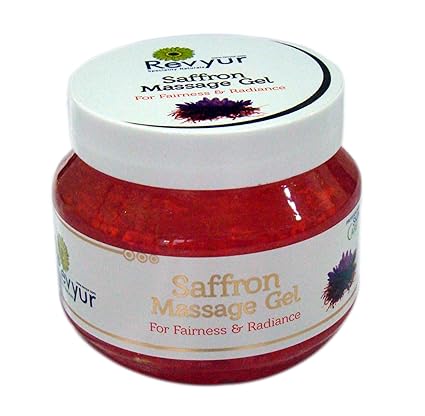 Revyur Saffron Massage Gel, Red, 500 g