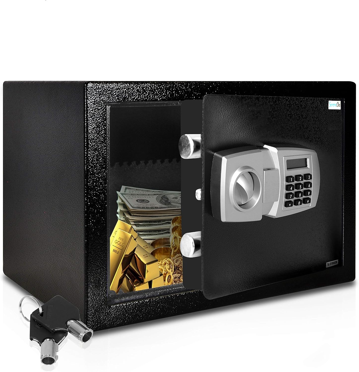 SereneLife Drop Box Safe Box Safes & Lock Boxes Front Loading Safe