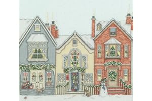 Bothy Threads Counted Cross Stitch Kit - Snowy Street