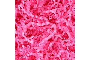 Cgzwxjin Crinkle Cut Paper Shred Filler (1/2 LB)，Crinkle Paper for Gift Box, Shredded Paper Filler, Gift Basket Filler,Gift Wrapping -Rose