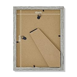Vittanly 6x8 Picture Frame, Display Pictures 4x6