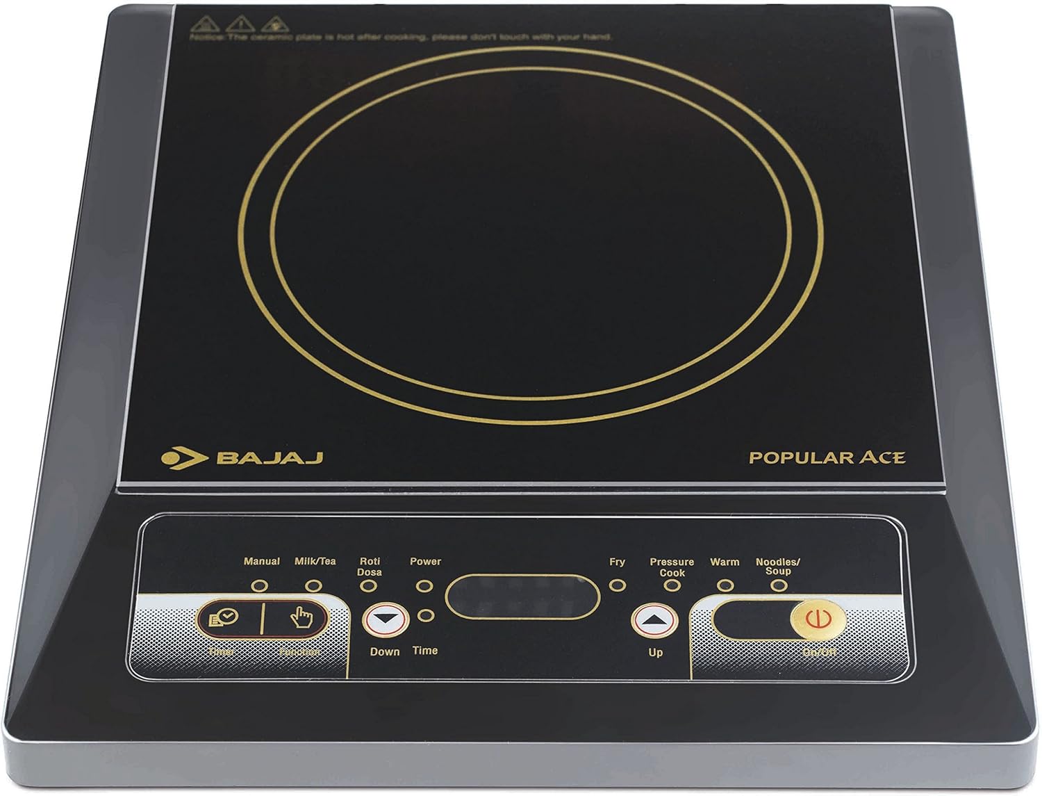 Buy Bajaj Popular Ace 1400 Watt Induction Cooker Black Online At