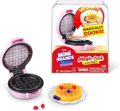 Mini Brands Really Works Magic Cook Kitchen Capsule Series 1 Waffle Maker