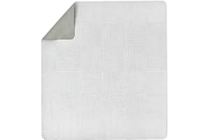 Lalo Splat Mat - Double-Sided Vegan Leather Wipeable Baby Splat Mat - Modern Design, Perfect for Mealtime & Playtime, Easy to Clean High Chair Mat for Floor, 47 x 47 Inches - Wickerwork Sage