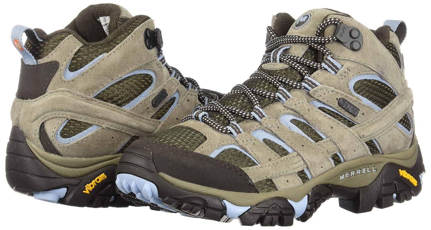 Merrell Womens Moab 2 Mid Waterproof Hiking Boot Hiking Trekking Outdoor