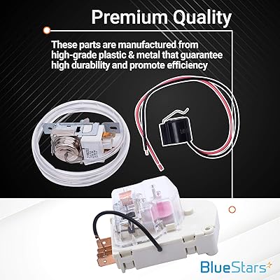 Buy New 2198202 Cold Control Thermostat W10822278 Defrost Timer W10225581 Bimetal Thermostat Refrigerator Defrost Complete Kit Replacement By Blue Stars Exact Fit For Whirlpool Kenmore Refrigerators Online In Indonesia B07wdhq44g