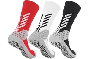 Howwide Soccer Socks Anti Slip Grip Football Basketball Sports Cushion Socks