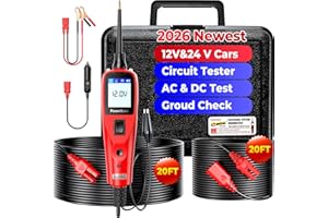 Autel Powerscan Ps100 Electrical System Tester Ps 100 Circuit Tester with 20ft Cable, Built-in Circuit Breaker, Easy to Read 