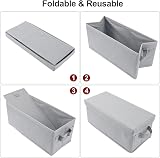UENTIP CD Storage Box Pack of 2 13.2 x 5.9 x 5.3 Grey Holds 165 Discs view 4