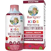 MARYRUTH'S Kids Liquid Morning Multivitamin for Kids, Sugar Free, 15.22oz | Lutein, Zinc &amp; Essential Nutrients, Supports Immune Health, Vegan, Non-GMO