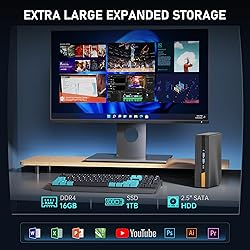 ACEMAGIC Mini PC i5-11500B (up to 4.6GHz) 16GB RAM