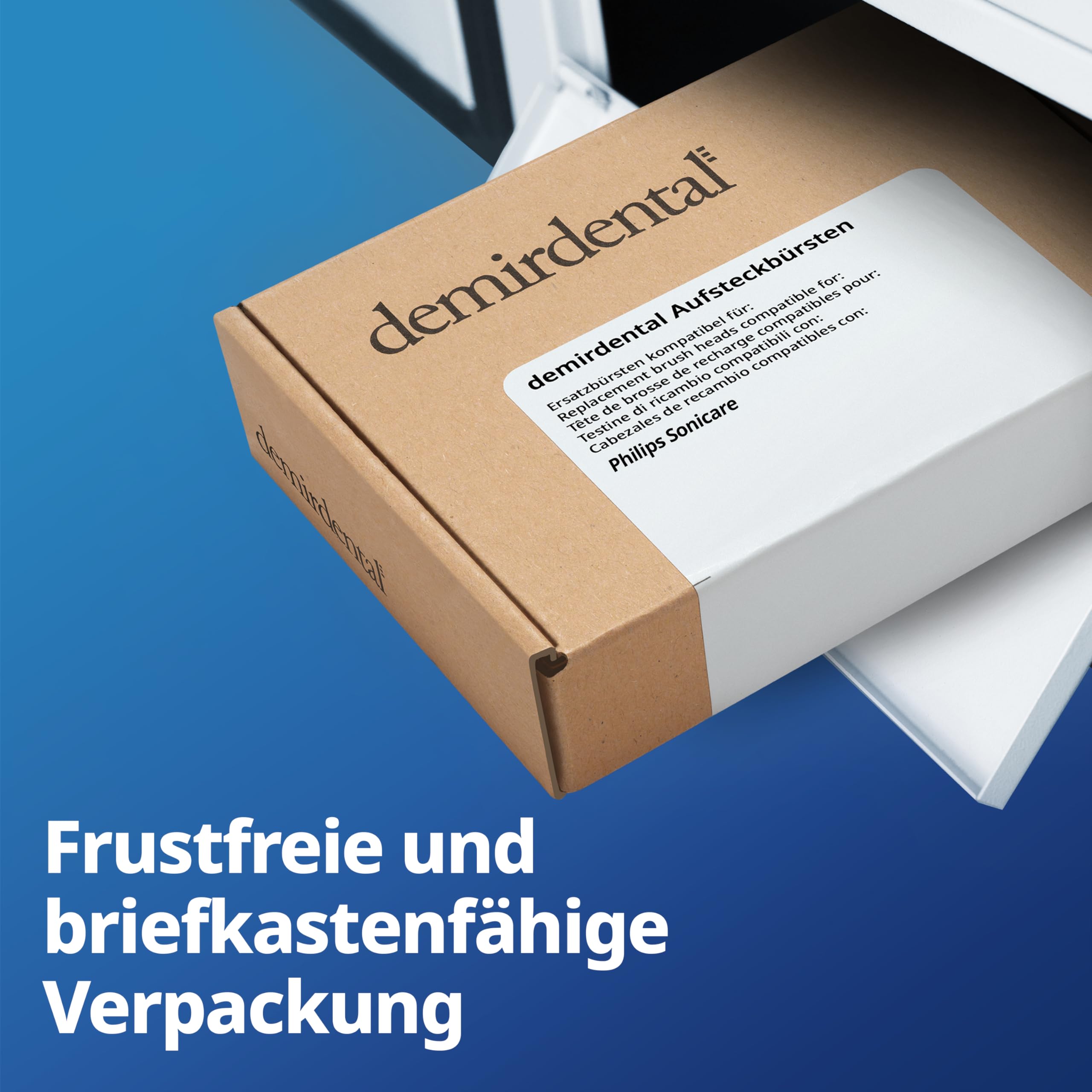8er demirdental Ersatzbürsten passend für Philips Sonicare, Aktivkohle Aufsätze & Aufsteckbürsten, Medium Bürstenköpfe für natürliche Reinigung, Schwarz 5