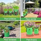 Maylove 10 Gallon Potato Grow Bags - 3 Pack Aeration Fabric Pots view 7