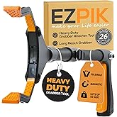 EZPIK® PRO Extra Long Reach Grabber Tool for Elderly Folding Magnetic Pick Up Stick - Grabber Stick for Disabled with Rotatin