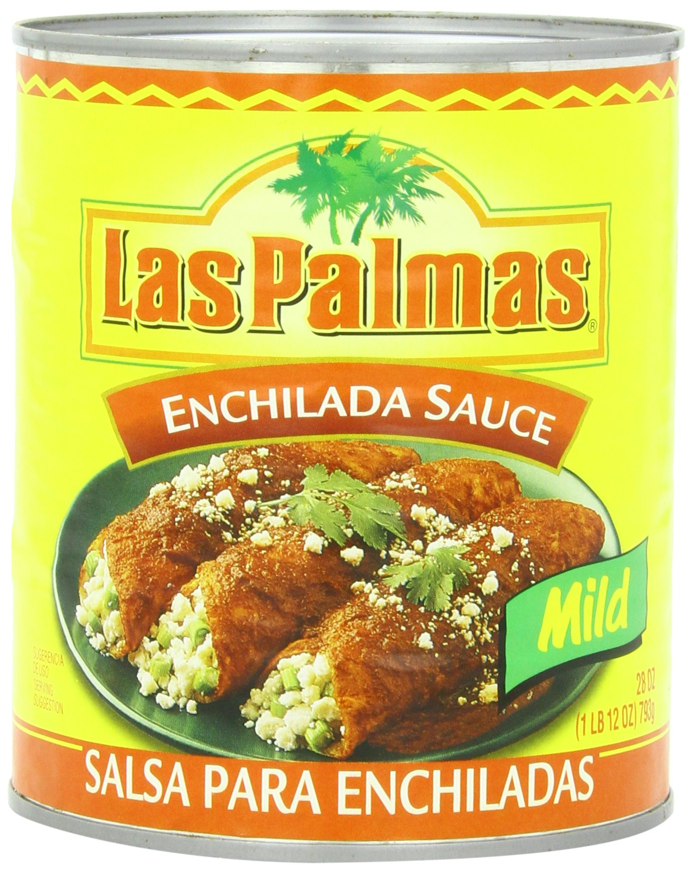 Las Palmas Enchilada Sauce, Mild Green Chile, 28 Ounce