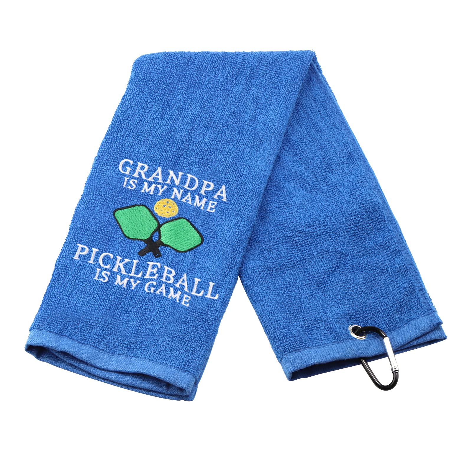 Pickleball Lover Towel Grandpa Is My Name Pickleball Is My Game Towel Grandpa’s Pickleball Gift (GRANDPA t)